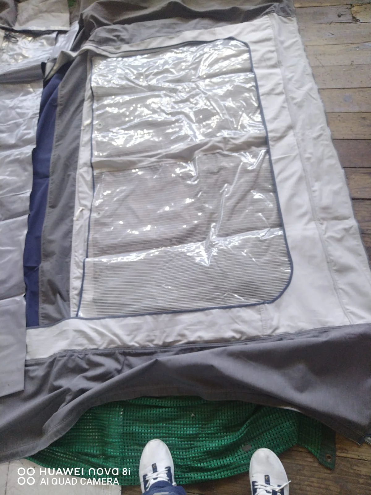 Waterproof fabric coating applied to outdoor gear