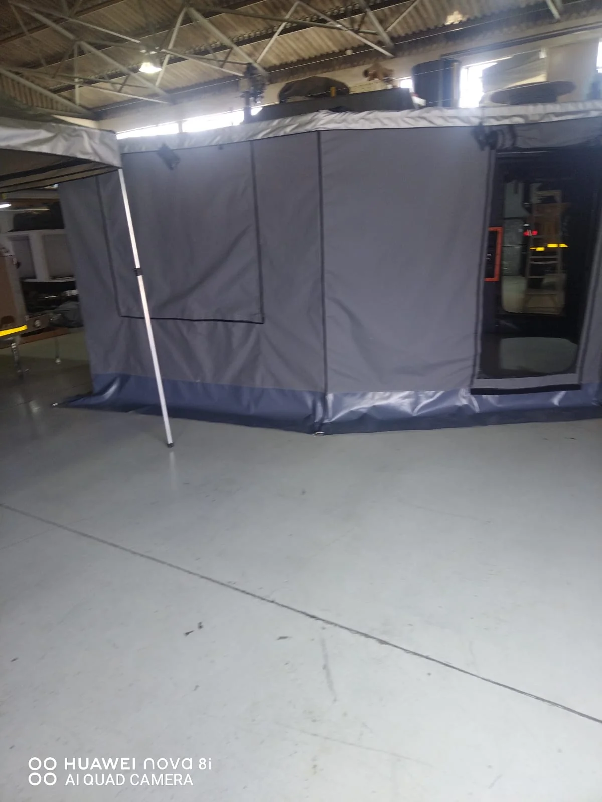 Camping tent repair sewing machine workshop